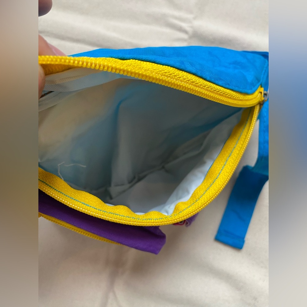 Vintage Polly Pocket Style Colorful Fanny Pack with Multiple Pockets Adjustable - Picture 4 of 4